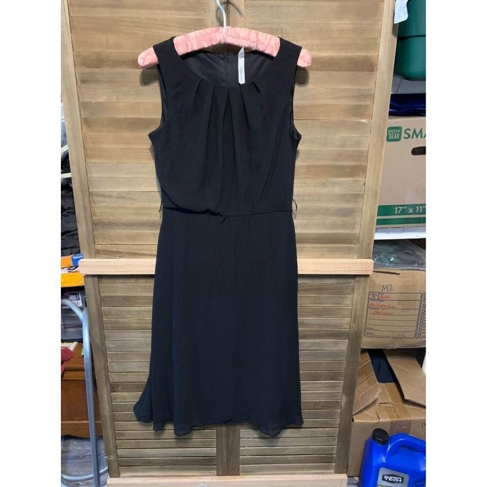 NY Collection Business Casual Dress Women’s Size Small Black Demure Office Y2K